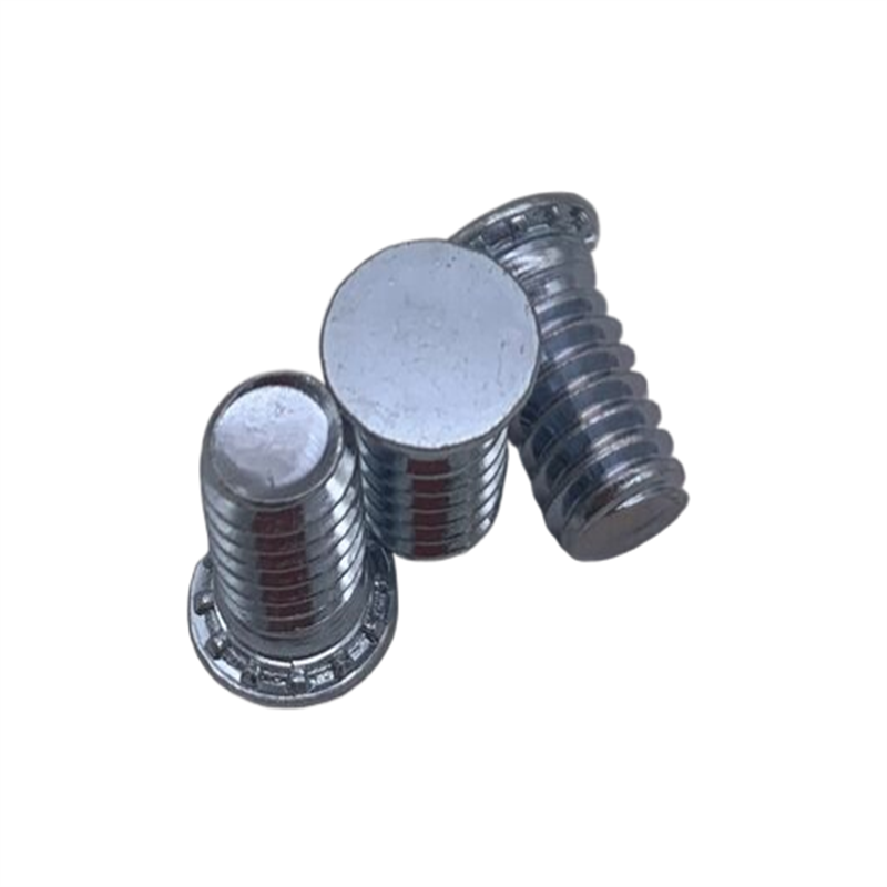 1000PCS FH-M2.5-6 Self-Clinching Threaded Studs Metal Sheets Panel Spacers Round Head Fasteners for Feigned Crimped Cabinet Pins Vis Screws