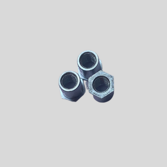 500PCS SO4-3.5M3 (O/D 5.4mm) Hex Rivet Nuts Press Fit Standoffs Thru-hole Spacer Threaded Self Clinching Feigned Crimped Sheet Metal Panel 416 Stainless Steel
