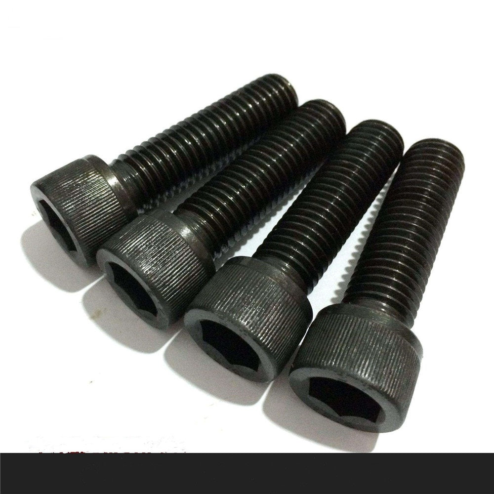 12.9 M6 Grade Steel Hexagon Socket Head Cap Screw DIN912 Cylindrical Hex Drive High Tensile Strength Allen Bolt Blackening