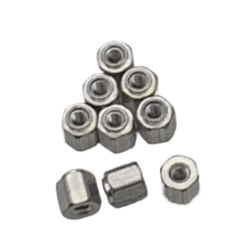 SMTSO-080-4 Hex Small Patch Weld Nut SMT Spacer SMD Standoff PCB Surface Mount Tuercas Steel Brass Tin Plated Copper