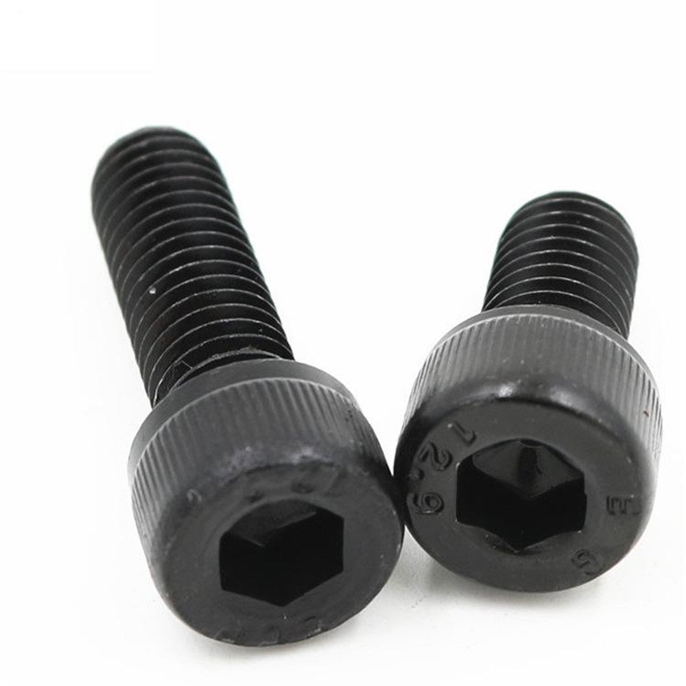 12.9 M6 Grade Steel Hexagon Socket Head Cap Screw DIN912 Cylindrical Hex Drive High Tensile Strength Allen Bolt Blackening