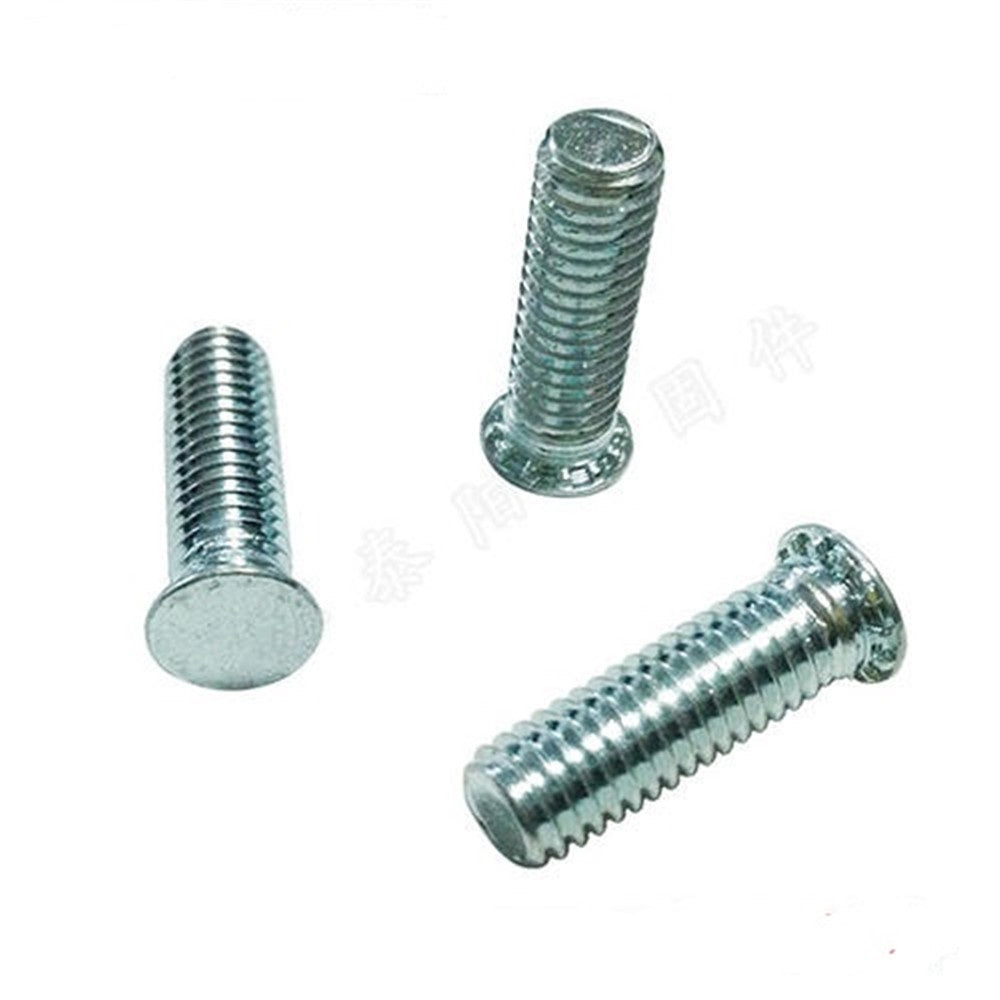 1000PCS FH-440-10 Self-Clinching Threaded Studs Metal Sheets Panel Spacers Round Head Fasteners for Feigned Crimped Cabinet Pins Vis Screw
