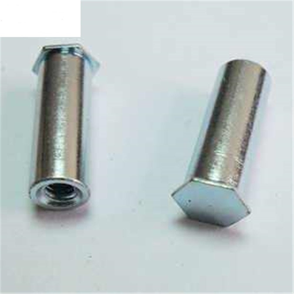 1000PCS BSO-032-28 Press-fit Standoff Hex Blind Hole Spacer Nuts Threaded Self Clinching Feigned Crimped Sheet Metal Panel Carbon Steel Stud