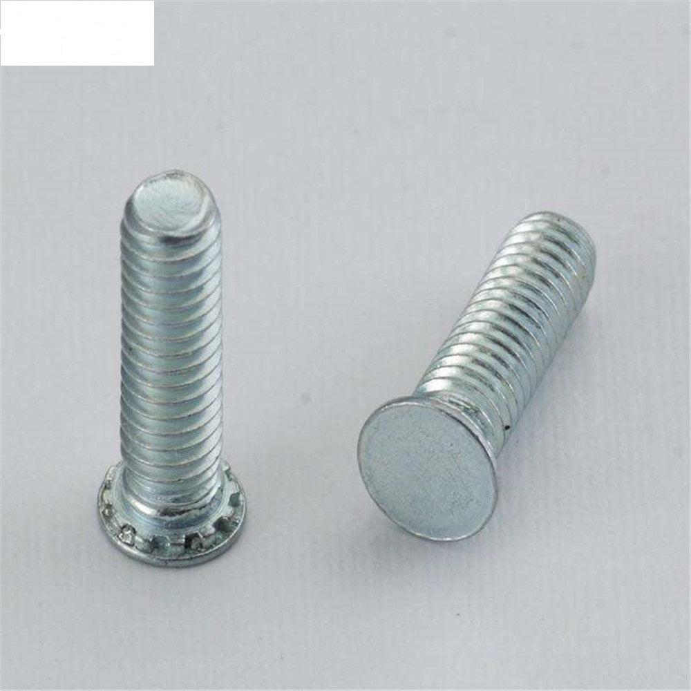 1000PCS FH-M2.5-6 Self-Clinching Threaded Studs Metal Sheets Panel Spacers Round Head Fasteners for Feigned Crimped Cabinet Pins Vis Screws