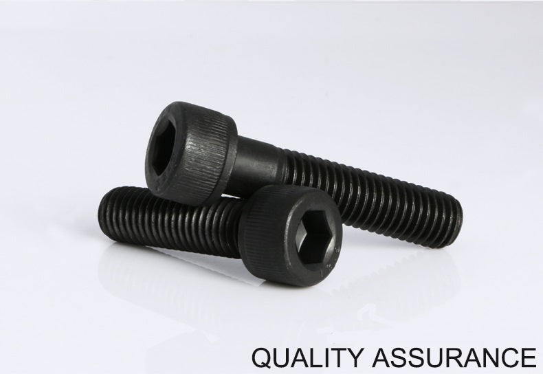 12.9 M6 Grade Steel Hexagon Socket Head Cap Screw DIN912 Cylindrical Hex Drive High Tensile Strength Allen Bolt Blackening