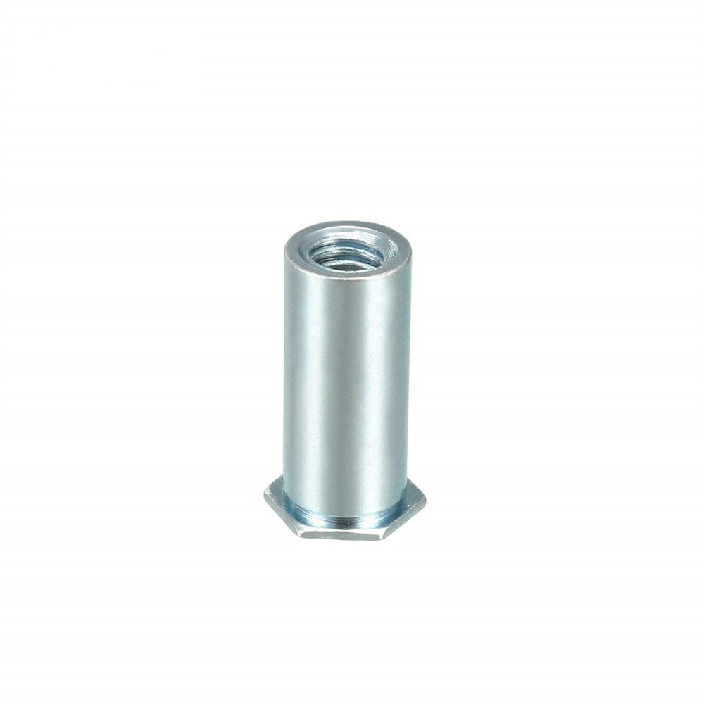 1000PCS BSO-032-28 Press-fit Standoff Hex Blind Hole Spacer Nuts Threaded Self Clinching Feigned Crimped Sheet Metal Panel Carbon Steel Stud