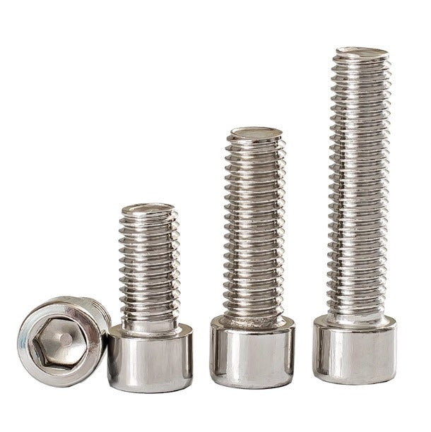 2000PCS M2 M2.5 DIN912 201 Stainless Steel Hexagon Socket Head Cap Screw Cylindrical Hex Drive High Tensile Strength Allen Bolt