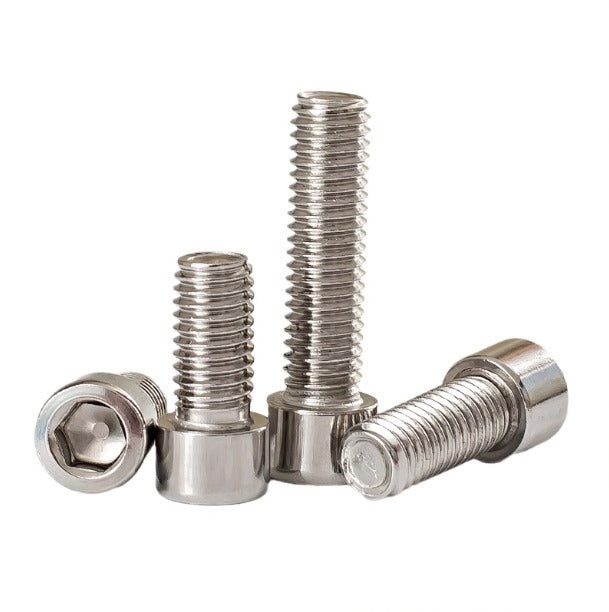 2000PCS M2 M2.5 DIN912 201 Stainless Steel Hexagon Socket Head Cap Screw Cylindrical Hex Drive High Tensile Strength Allen Bolt