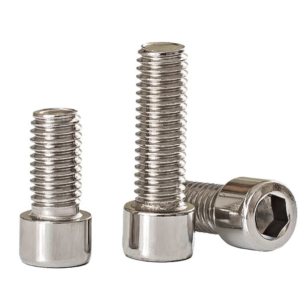 2000PCS M2 M2.5 DIN912 201 Stainless Steel Hexagon Socket Head Cap Screw Cylindrical Hex Drive High Tensile Strength Allen Bolt