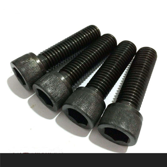 M5 12.9 Grade Steel Hexagon Socket Head Cap Screw DIN912 Cylindrical Hex Drive High Tensile Strength Allen Bolt Blackening