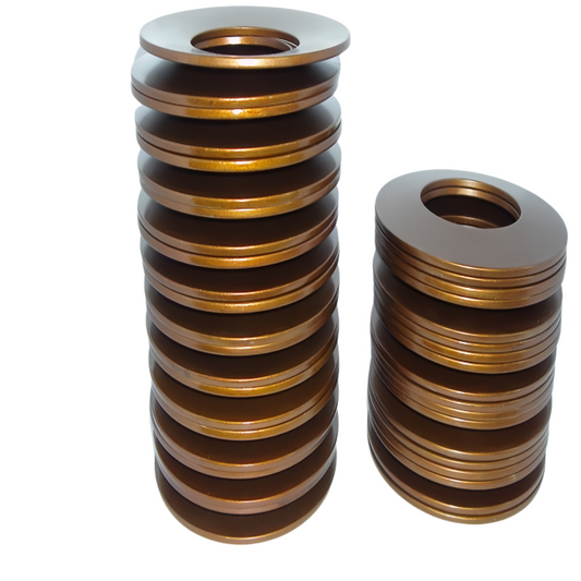 200mm  Disc Springs Washer Conical Heavy Duty Dish Gasket 60Si2 MnA 50CrVa Material Quenching Treatment Cone DIN2093