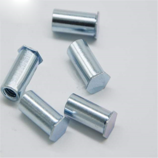 1000PCS BSOS-440 Inch Press Fit Standoffs Hex Rivet Nuts Blind Spacer Threaded Self Clinching Feigned Crimped Sheet Metal Panel 304 Stainless Steel