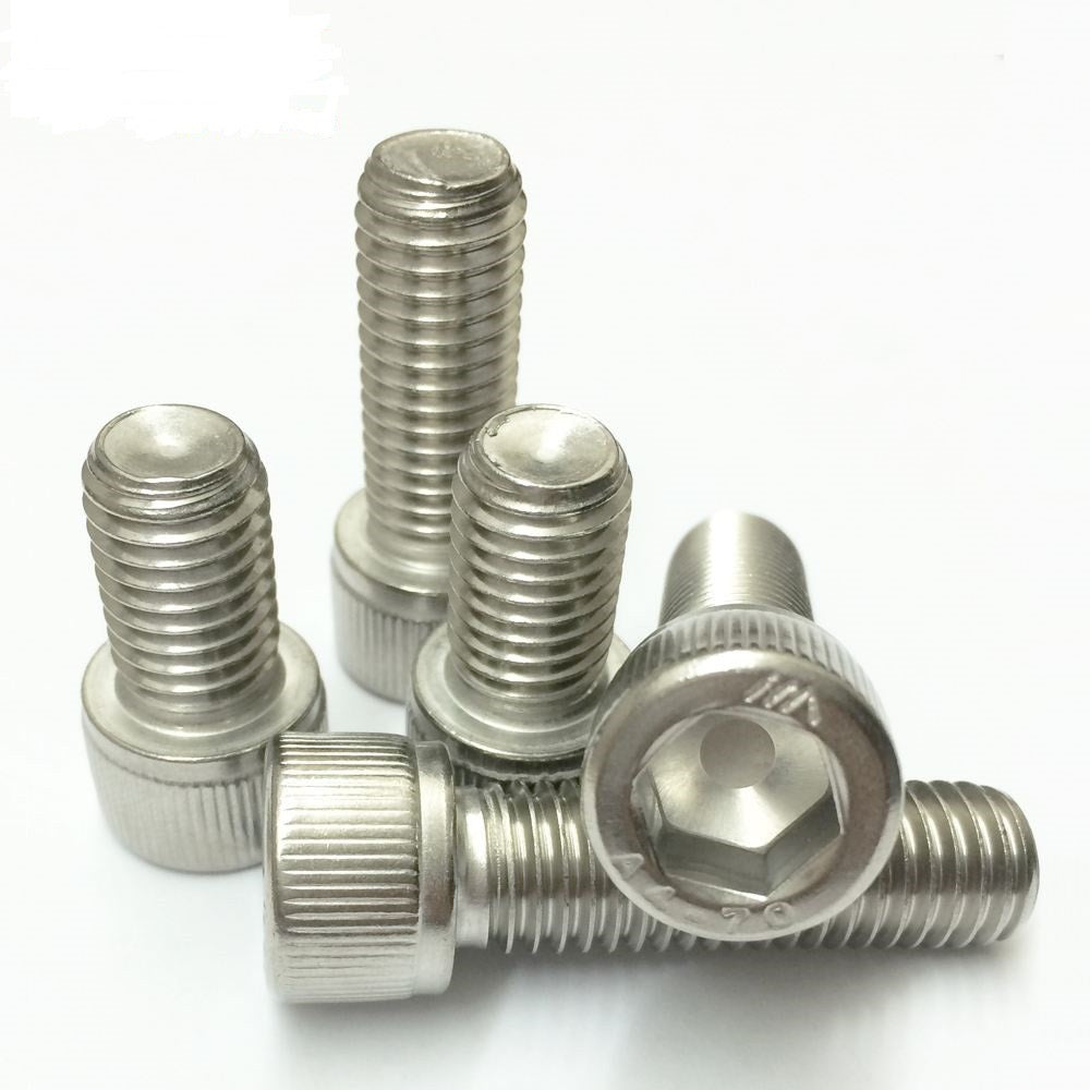 2000pcs DIN912 M2 Hexagon Socket Head Cap Screw Cylindrical Head Hex Drive High Tensile Strength Allen Bolt 304 Stainless Steel