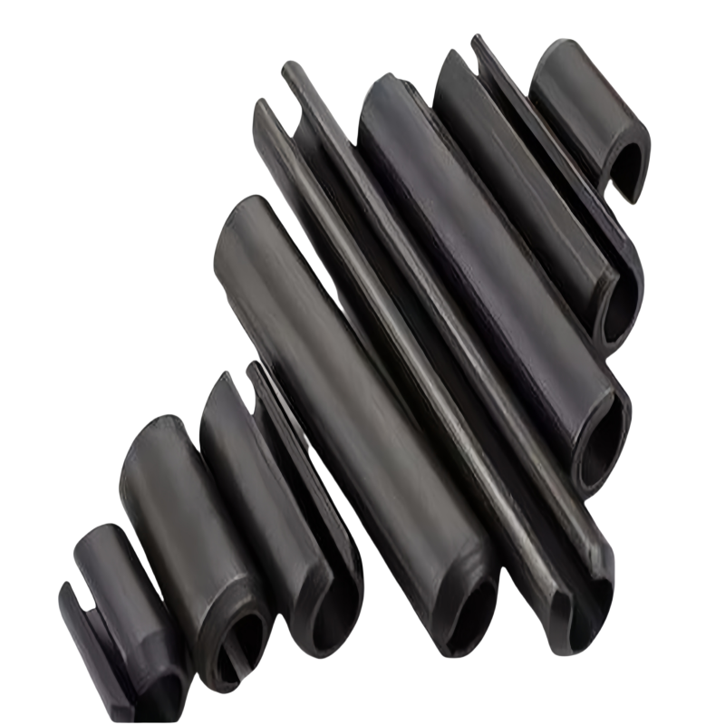 M10 DIN1481 Carbon Steel Spring Straight Slotted Heavy Duty Elastic Cotter Split Hollow Locating Pin Opening Resist Corrosion