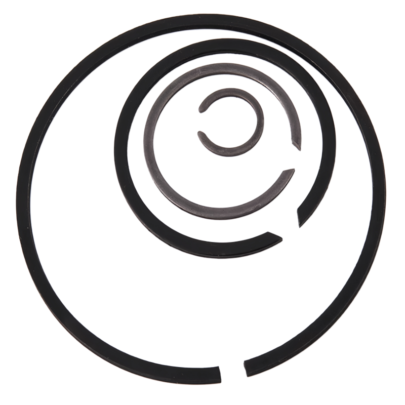 ￠26-￠250 ISO464 Rolling Bearings-Snap Flat Wire Stopper Rings For Holes Bearing Shafts Collar GB/T 305 Stop Lock Snap 50# Steel