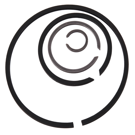 ￠26-￠250 ISO464 Rolling Bearings-Snap Flat Wire Stopper Rings For Holes Bearing Shafts Collar GB/T 305 Stop Lock Snap 50# Steel