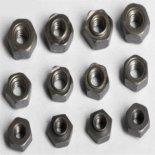 M3-M16 Carbon Steel Hexagon Weld Nuts Metric Threaded Welding with Projections for Secure Attachment Corrosion Resistant Ideal for Automotive & Industrial Applications DIN929