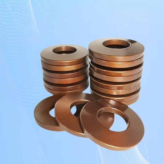 112-125mm DIN2093 Disc Springs Washer Conical Heavy Duty Dish Gasket 60Si2 MnA 50CrVa Material Quenching Treatment Cone