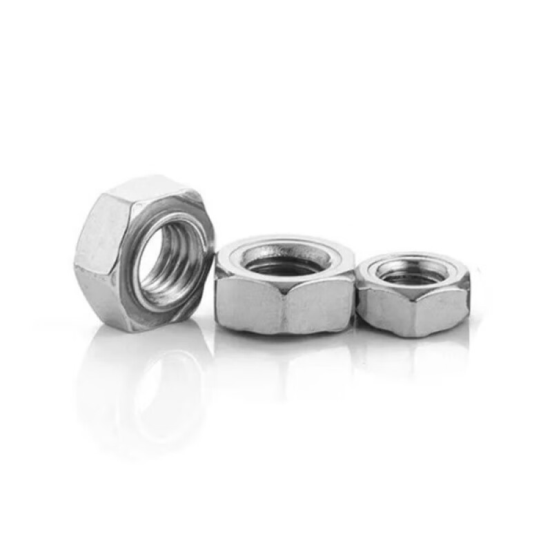 DIN929 M3-M12 Hexagon Weld Nuts 304 Stainless Steel Metric Threaded Welding with Projections for Secure Attachment Corrosion Resistant Ideal for Automotive & Industrial Applications